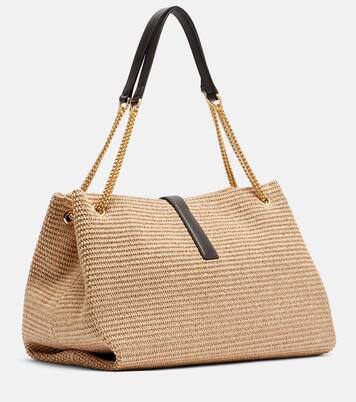 Schultertasche Medium aus Raffiabast | Ferragamo