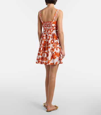 Minikleid Majolica aus Baumwollpopeline | Dolce&Gabbana