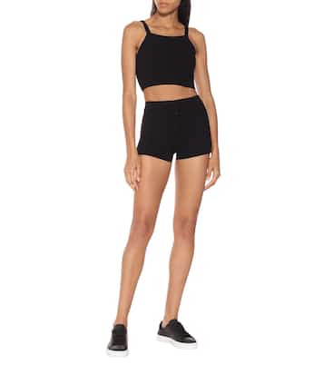 Ribbed-knit crop top | Live The Process