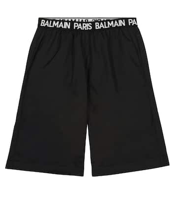 Logo track shorts | Balmain Kids
