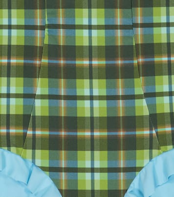 Kayenta ruffled checked swimsuit | Marysia Bumby