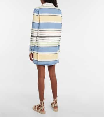 Gestreifter Blazer Stallo aus Leinen | Max Mara