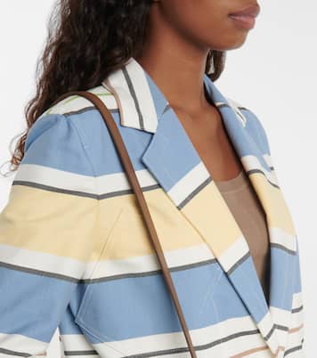 Gestreifter Blazer Stallo aus Leinen | Max Mara