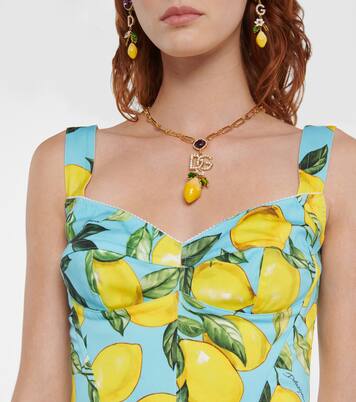 Bustier aus einem Baumwollgemisch | Dolce&Gabbana