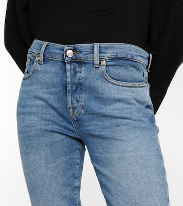 Jeans ajustados Josefina de tiro medio | 7 For All Mankind