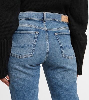 Jeans ajustados Josefina de tiro medio | 7 For All Mankind