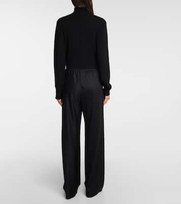 Gala virgin wool wide-leg pants | The Row