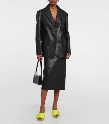 Mules en cuir matelassé | Prada