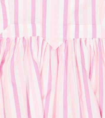 Honey striped cotton dress | Morley