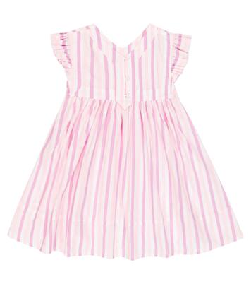 Honey striped cotton dress | Morley