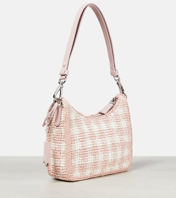 Borsa a spalla Re-edition in crochet | Prada