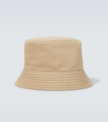 Logo cotton bucket hat | Prada