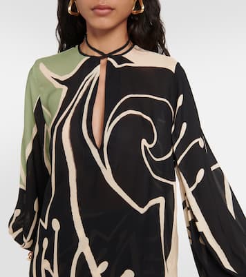 Bedruckte Bluse aus Seiden-Georgette | Johanna Ortiz