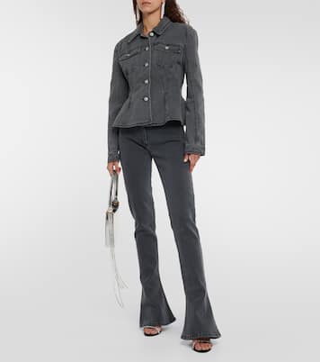 Peplum denim jacket | Magda Butrym