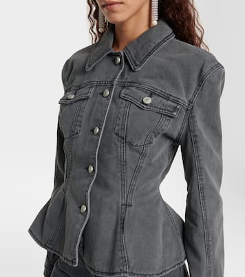Peplum denim jacket | Magda Butrym