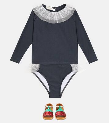 Saladeta tulle-trimmed bikini bottoms | Suncracy