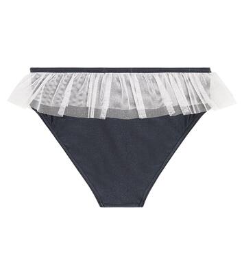 Saladeta tulle-trimmed bikini bottoms | Suncracy