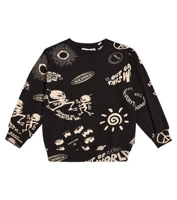 Monti printed cotton jersey sweatshirt | Molo
