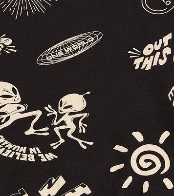 Monti printed cotton jersey sweatshirt | Molo