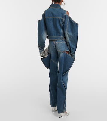 Verzierte Jeansjacke | Area