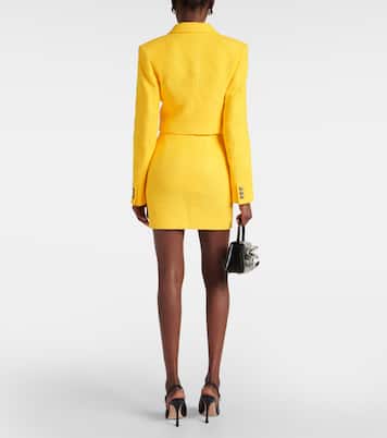 Cropped bouclé tweed blazer | Alessandra Rich