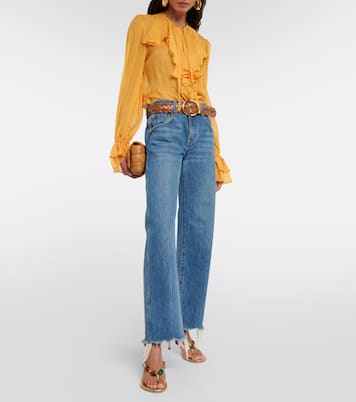 Sandales Shanti en cuir à ornements | Gianvito Rossi