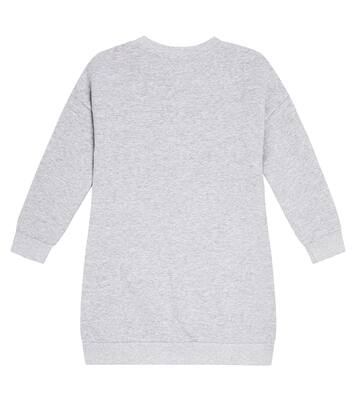 Embroidered cotton jersey sweatshirt dress | Kenzo Kids