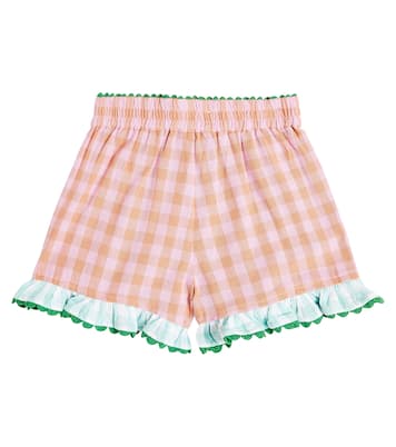 Checked cotton shorts | Stella McCartney Kids