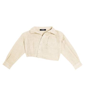 La Chemise Mejean linen and cotton top | Jacquemus Enfant