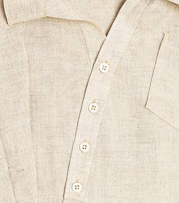 La Chemise Mejean linen and cotton top | Jacquemus Enfant