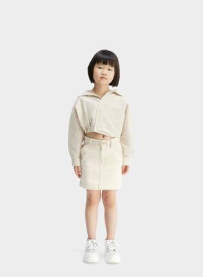 La Chemise Mejean linen and cotton top | Jacquemus Enfant