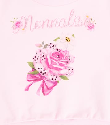 Baby printed cotton-blend sweater | Monnalisa