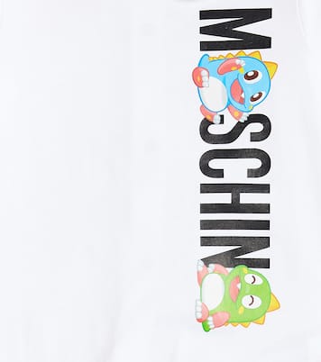 Baby - Tutina in jersey di cotone con stampa | Moschino Kids