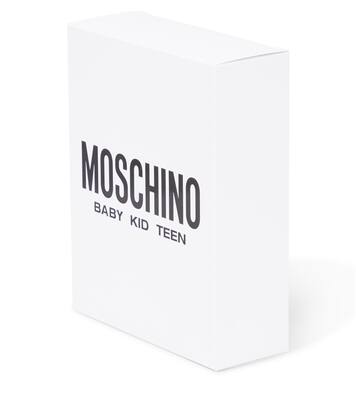 Baby - Tutina in jersey di cotone con stampa | Moschino Kids