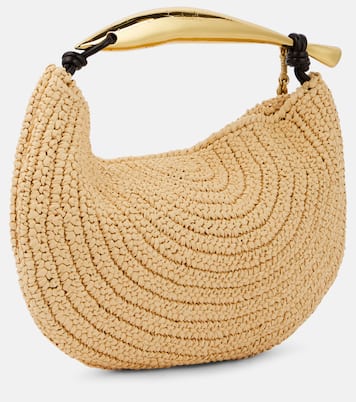 Sardine Chain raffia-effect tote bag | Bottega Veneta