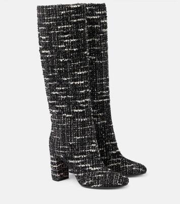 Botas altas de bouclé | Gianvito Rossi
