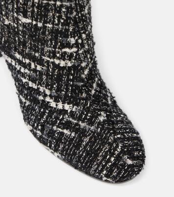 Botas altas de bouclé | Gianvito Rossi