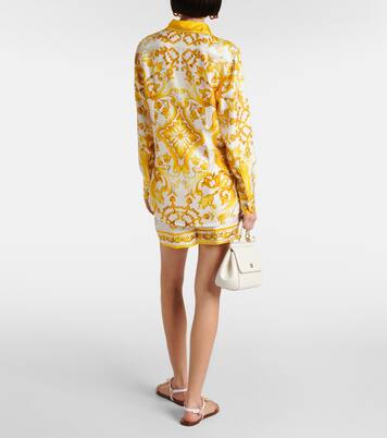 Hemd Majolica aus Seiden-Twill | Dolce&Gabbana