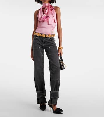 Low-Rise Straight Jeans | Blumarine