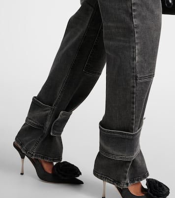 Low-Rise Straight Jeans | Blumarine