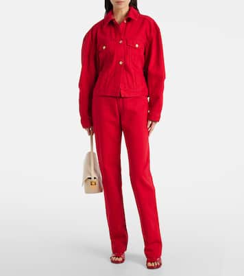 De-Nîmes high-rise straight jeans | Jacquemus