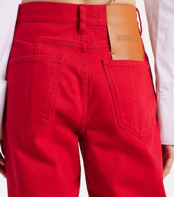 De-Nîmes high-rise straight jeans | Jacquemus
