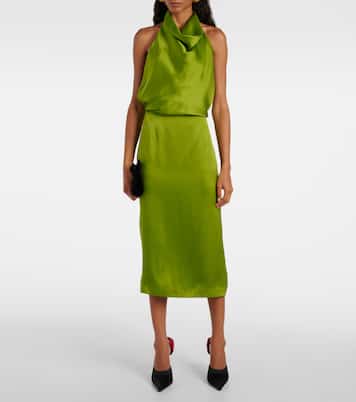 Midikleid aus Seidensatin | Magda Butrym