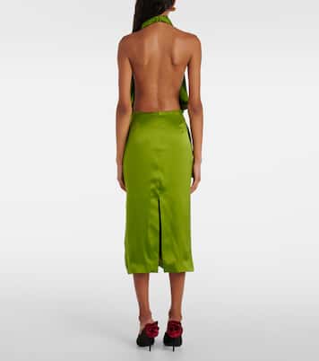 Midikleid aus Seidensatin | Magda Butrym