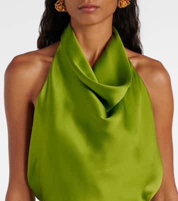 Midikleid aus Seidensatin | Magda Butrym