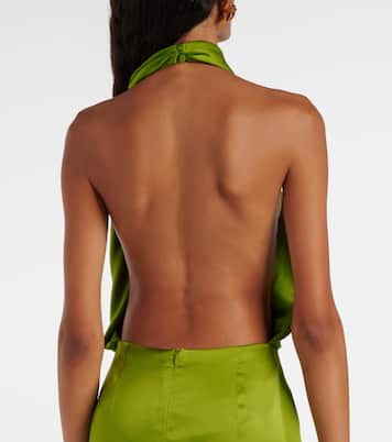 Midikleid aus Seidensatin | Magda Butrym