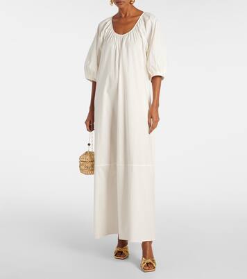Robe longue Solid en coton | Adriana Degreas