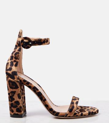 Sandalen Gaeta 95 aus Samt | Gianvito Rossi