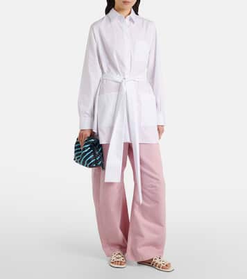 Petal Anagram leather slides | Loewe