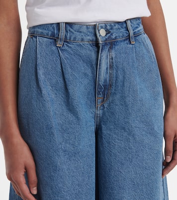 Shorts di jeans a gamba larga Gran Canaria a vita alta | AG Jeans